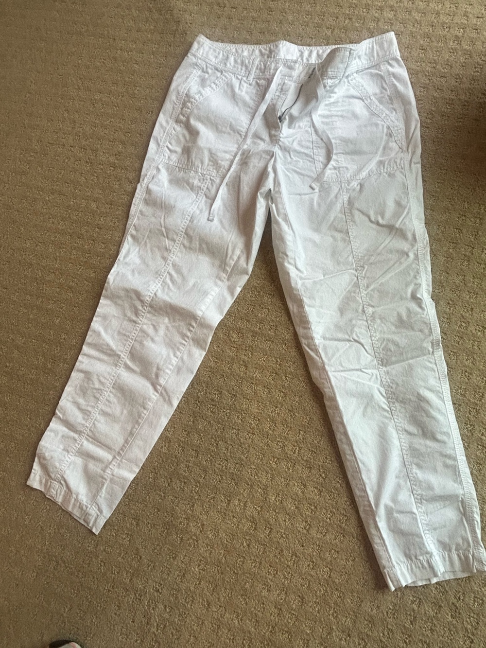 LOFT Men's White Cargo Pants
